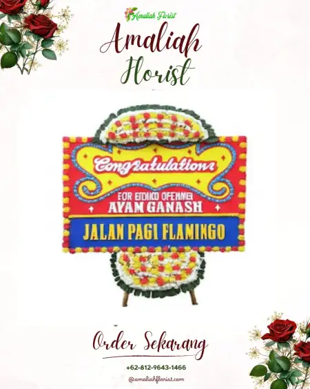 Sewa Papan Bunga Bicak